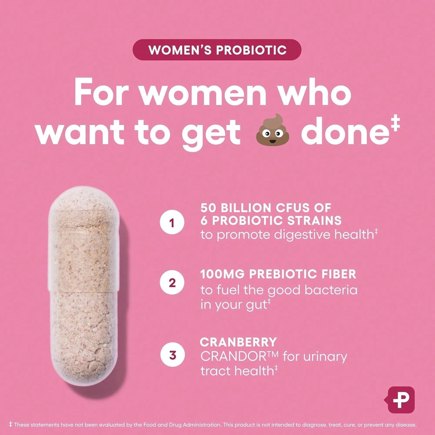 Physician’s Choice Women’s 50 Billion Probiotic with Cranberry & Prebiotics