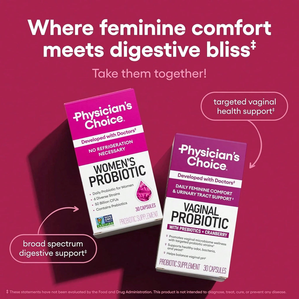 Physician’s Choice Women’s 50 Billion Probiotic with Cranberry & Prebiotics