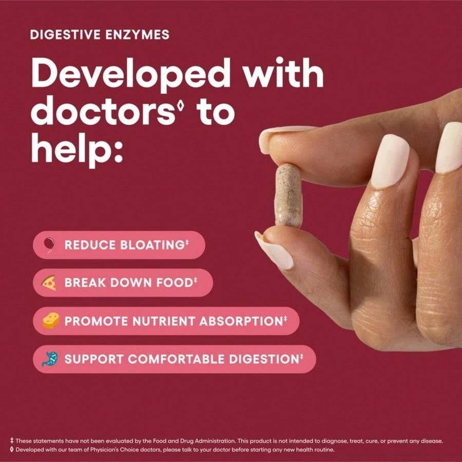 Physician’s Choice Hack Your Tummy Bundle – 60B Probiotic & Digestive Enzymes