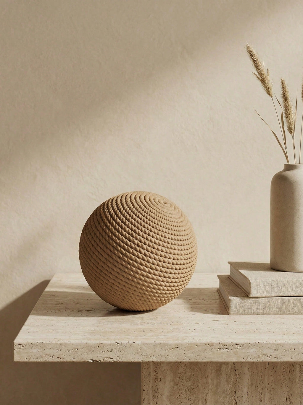 PETSIN Cat Toys Sisal Ball with Bell Rattle | Interactive Self-Entertaining Chew Toy for Indoor Cats & Kittens