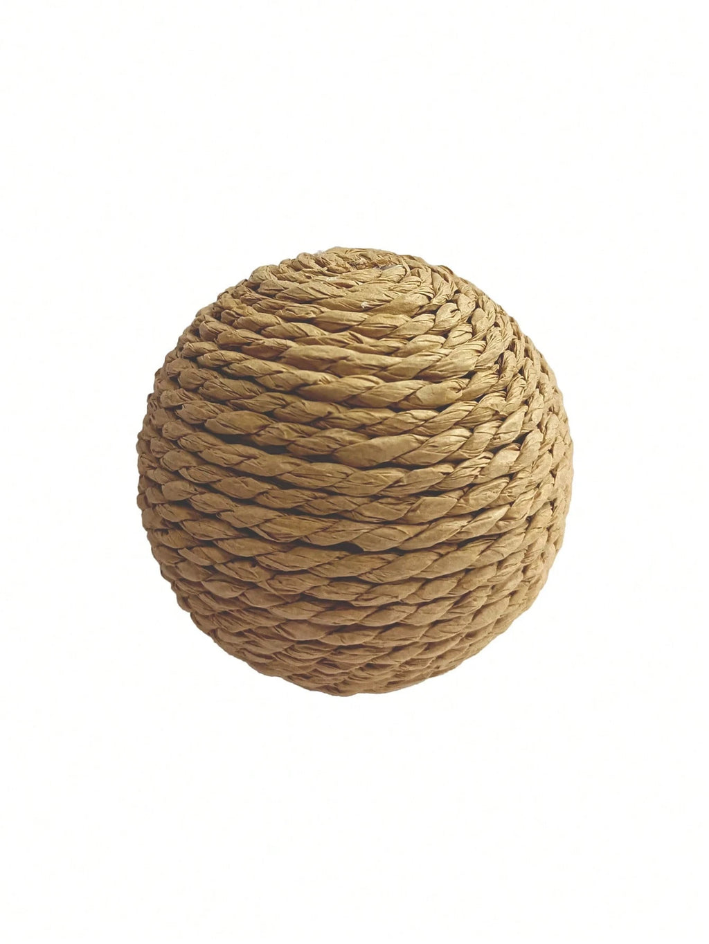 PETSIN Cat Toys Sisal Ball with Bell Rattle | Interactive Self-Entertaining Chew Toy for Indoor Cats & Kittens