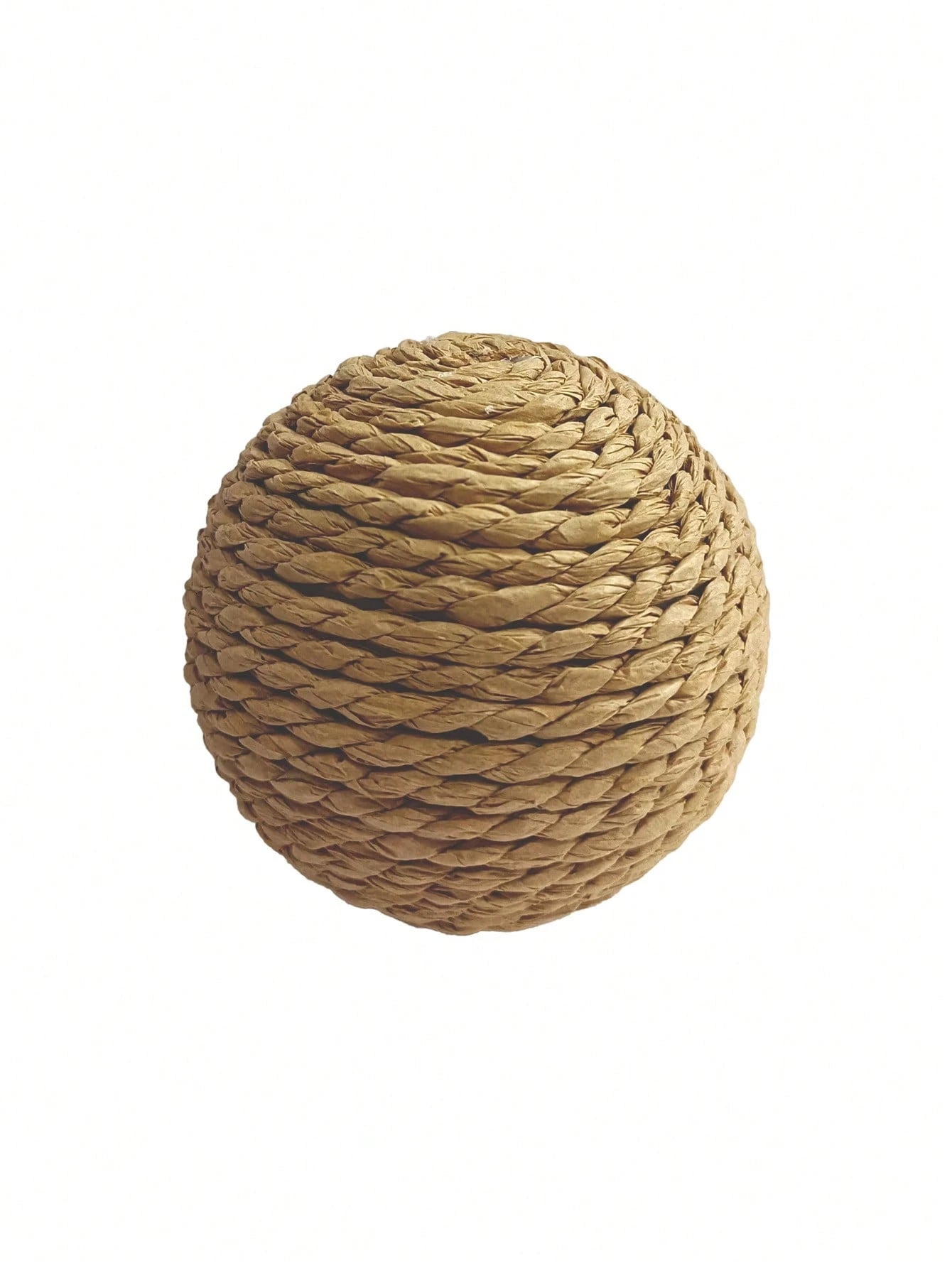 PETSIN Cat Toys Sisal Ball with Bell Rattle | Interactive Self-Entertaining Chew Toy for Indoor Cats & Kittens