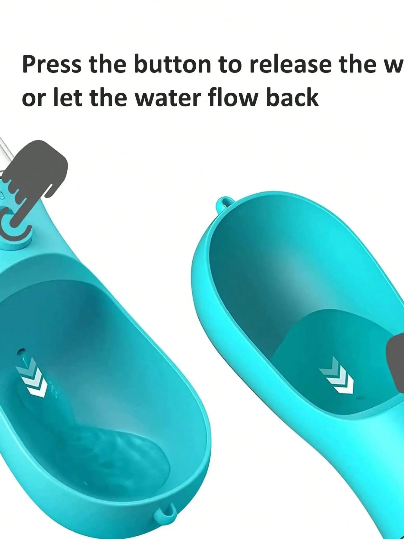 Portable Dog Water Bottle with Food Container & Collapsible Bowl | 3-in-1 Travel Pet Water Dispenser for Dogs & Cats
