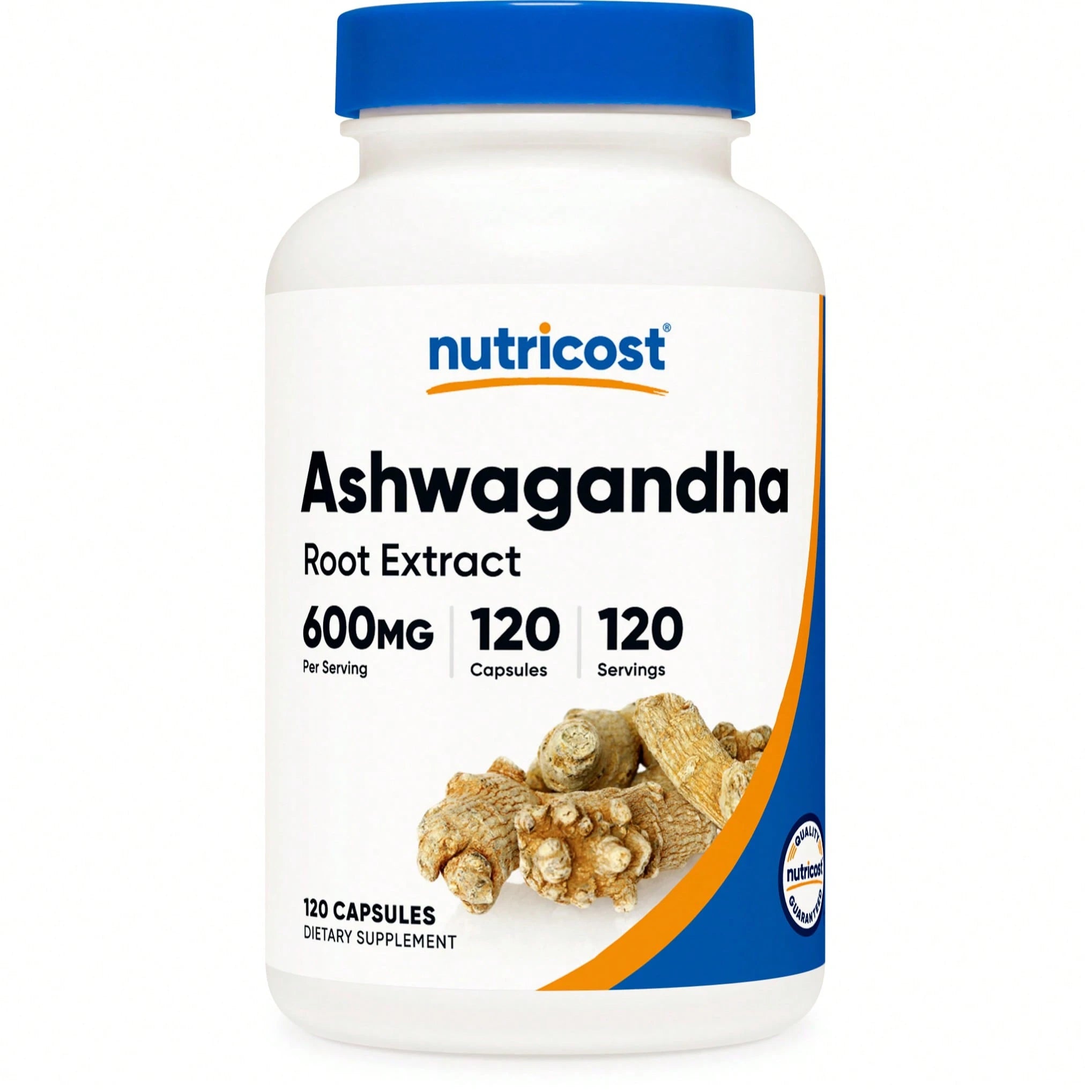 Nutricost Ashwagandha 600mg – Clinically Dosed Stress & Cortisol Support | 120 Capsules